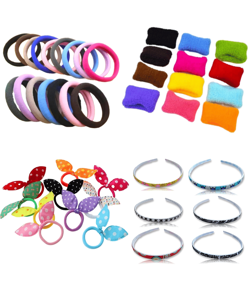 BELLO TOKO - Multi Girls Hair Accessory Set ( Pack of 1 ) BELLO TOKO - Multi Girls Hair Accessory Set ( Pack of 1 )