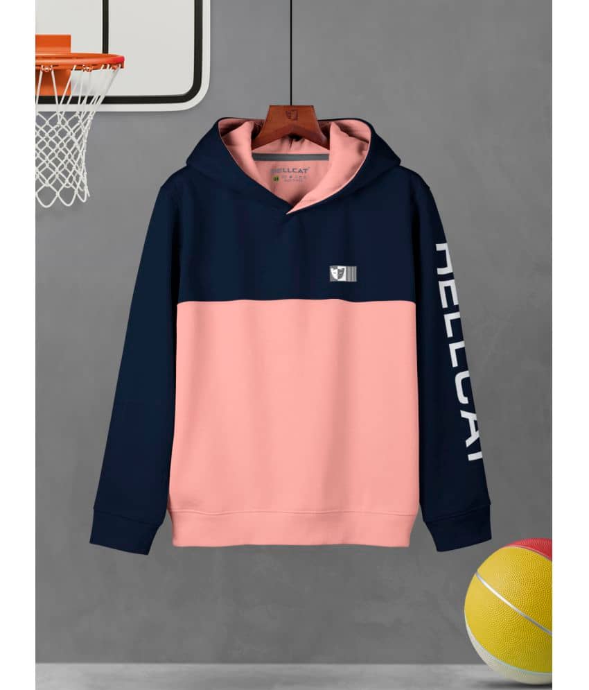 HELLCAT Pack of 1 Boys Cotton Blend Sweatshirt ( Peach )