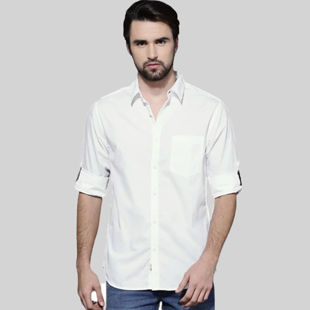 MODERNITY Cotton Blend Regular Fit Solids Full Sleeves Men's Casual Shirt - Camel ( Pack of 1 )