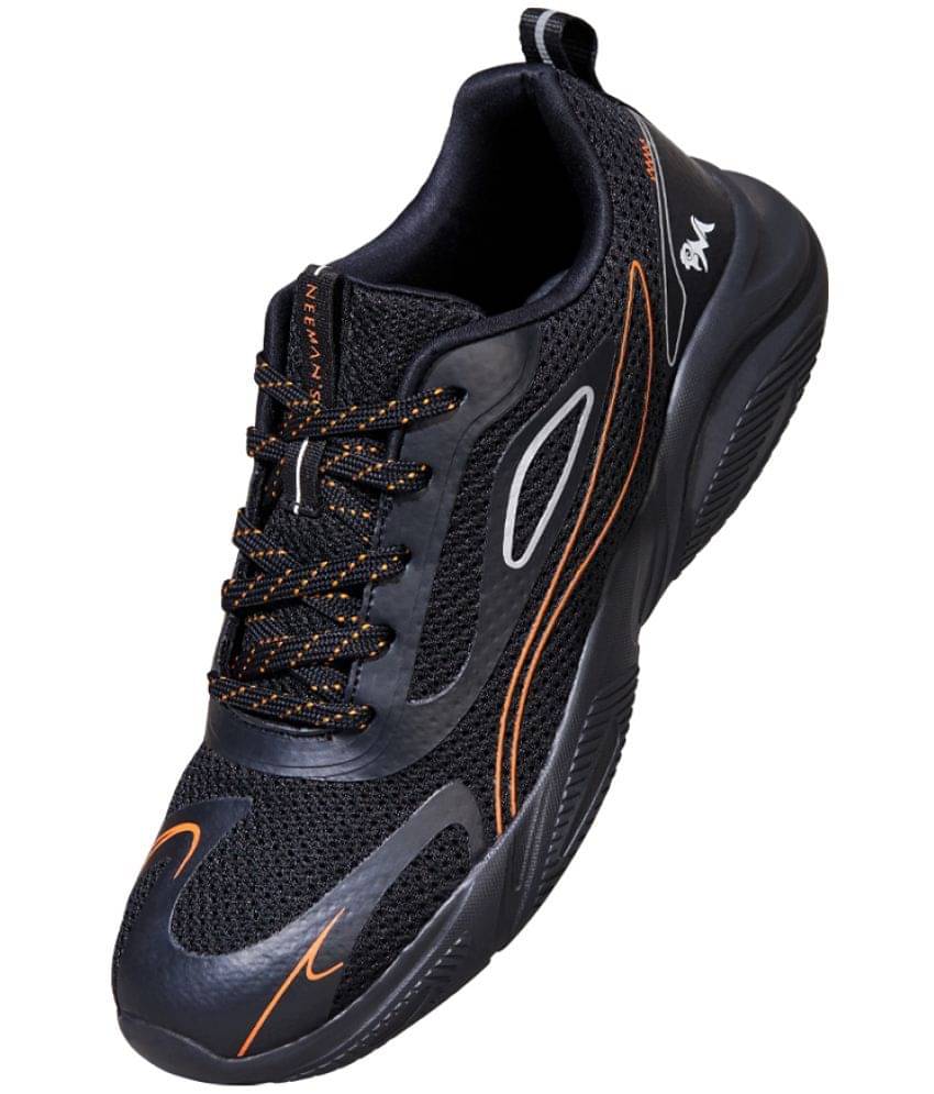     			Neemans Black Men's Sneakers