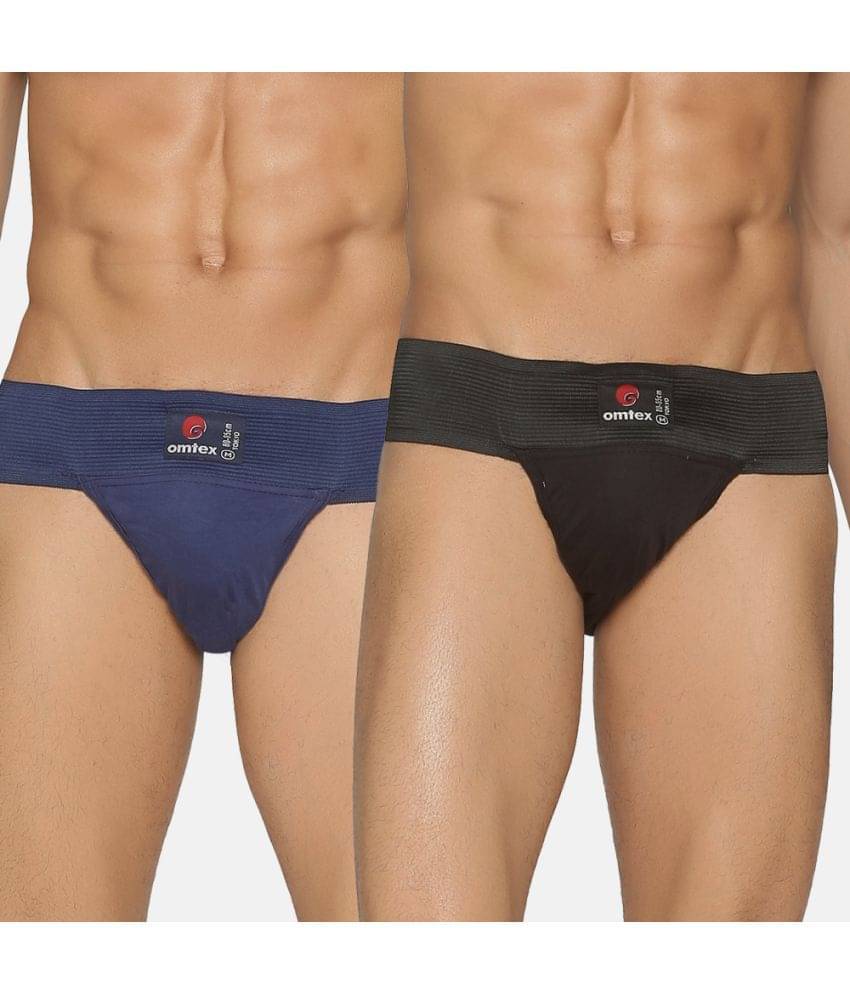 Omtex Pack of 2 Cotton Blend Briefs For Men's ( Multicolor ) Omtex Pack of 2 Cotton Blend Briefs For Men's ( Multicolor )
