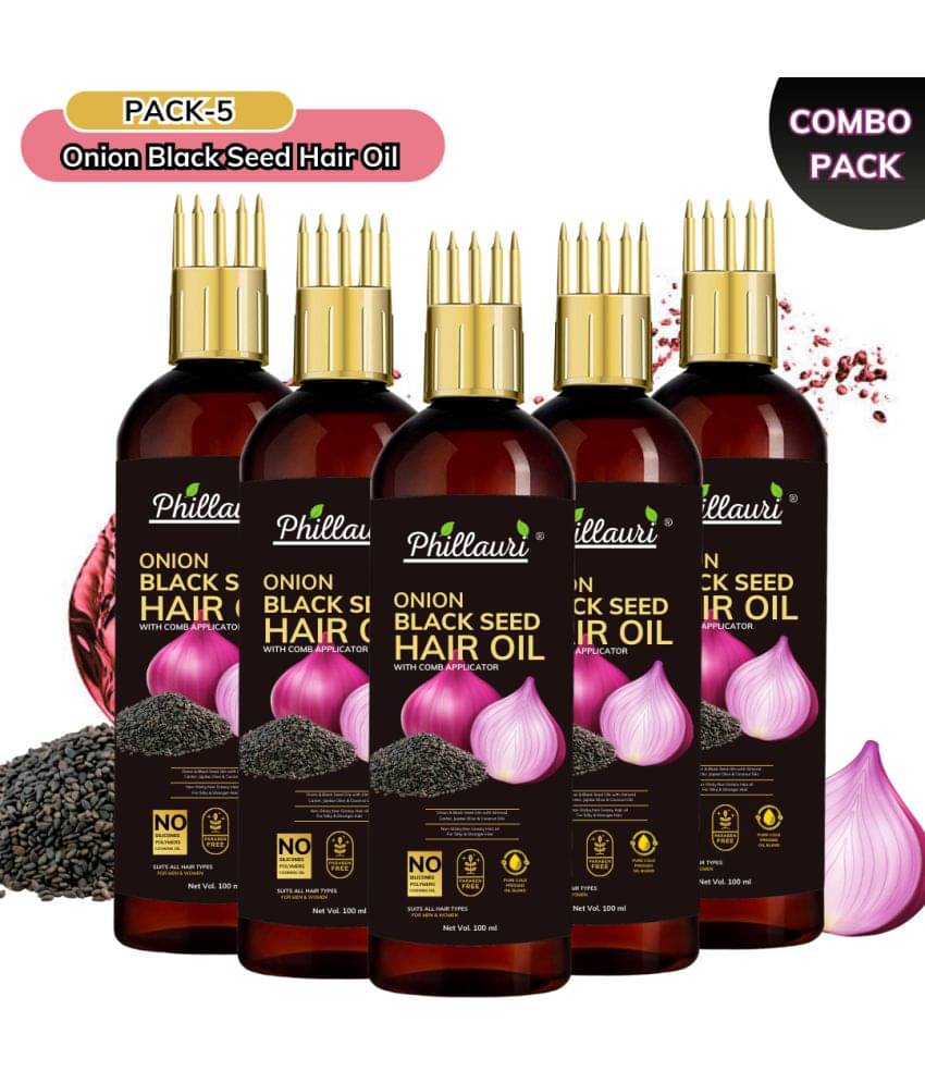 Phillauri - Anti Dandruff Onion Oil 500 ml ( Pack of 5 ) Phillauri - Anti Dandruff Onion Oil 500 ml ( Pack of 5 )