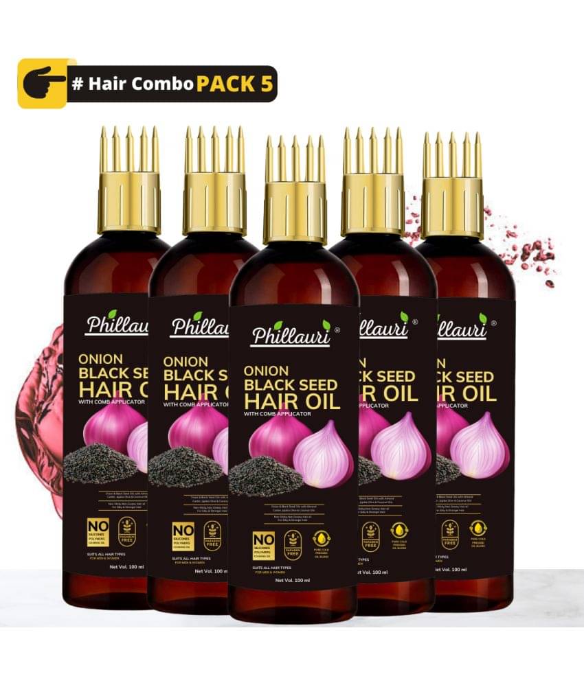 Phillauri - Hair Growth Onion Oil 500 ml ( Pack of 5 ) Phillauri - Hair Growth Onion Oil 500 ml ( Pack of 5 )