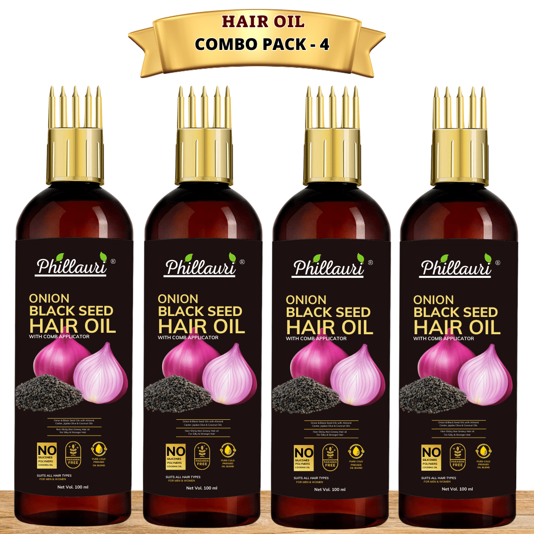     			Phillauri - Scalp Treatment Onion Oil 400 ml ( Pack of 4 )