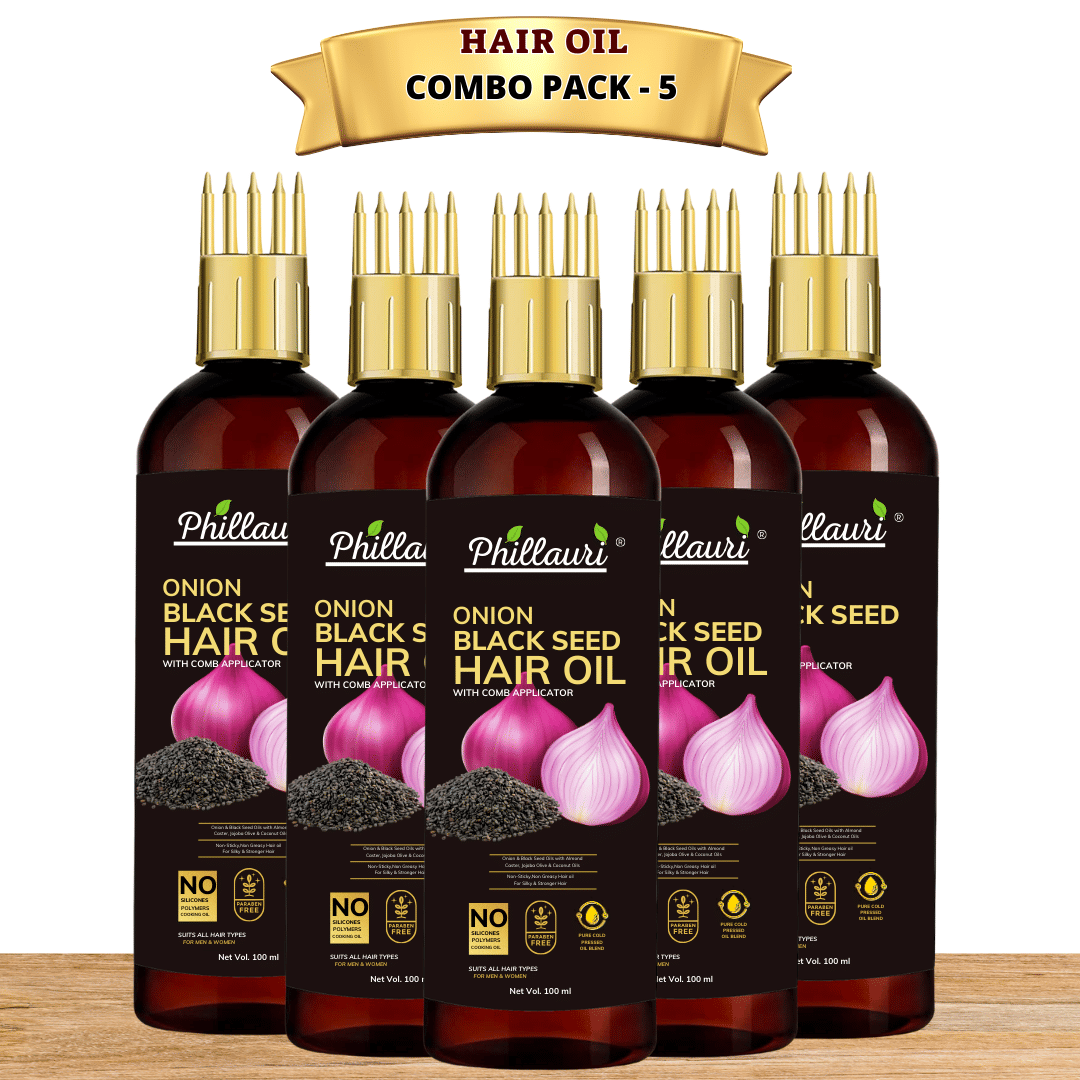 Phillauri - Scalp Treatment Onion Oil 500 ml ( Pack of 5 ) Phillauri - Scalp Treatment Onion Oil 500 ml ( Pack of 5 )