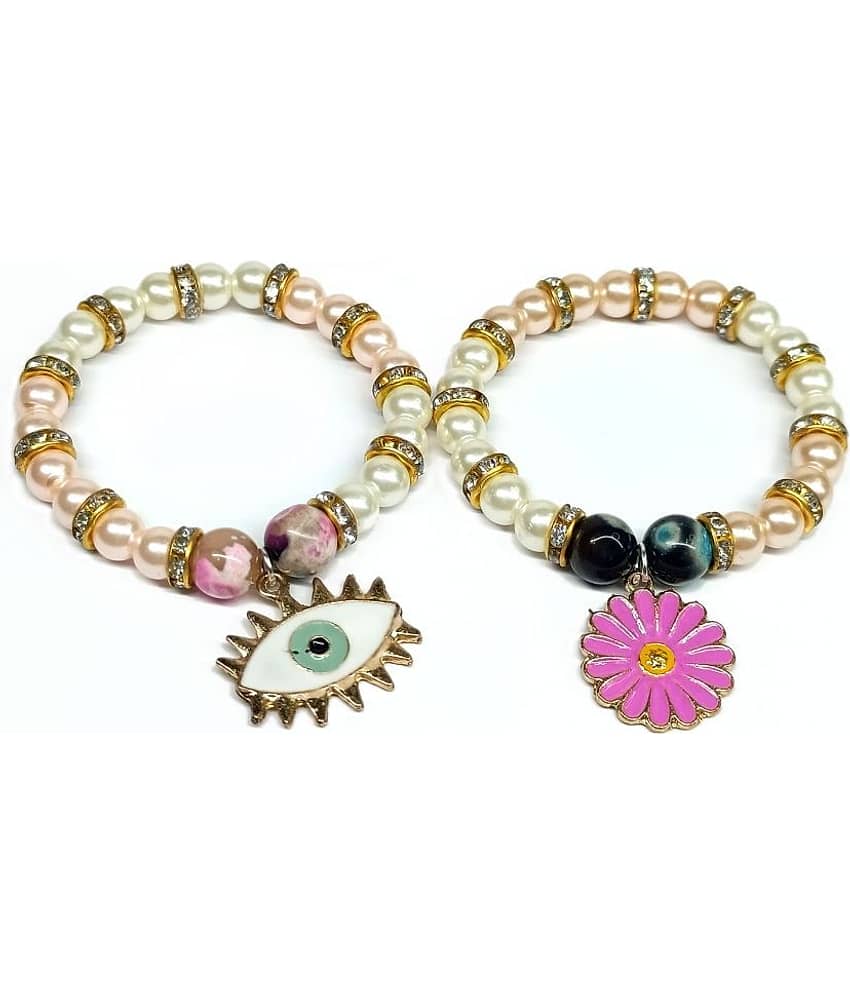 DAIVYA WELLNESS - Multicolor Bracelet ( Pack of 2 ) - Bangles & Bracelets | Buy online on ZillyBuy