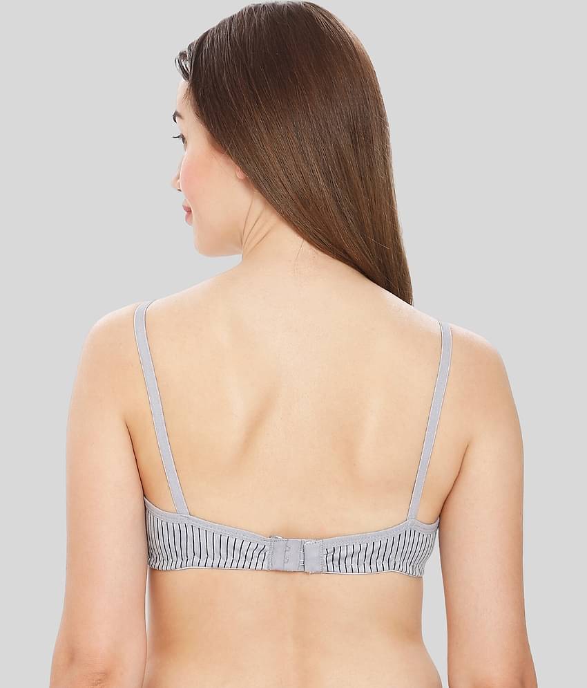 ILRASO Cotton Non Padded Women's T-Shirt Bra ( Green )