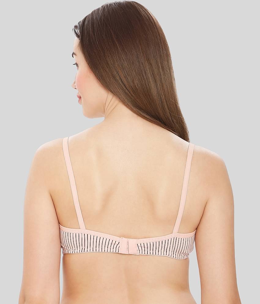 ILRASO Cotton Non Padded Women's T-Shirt Bra ( Green )