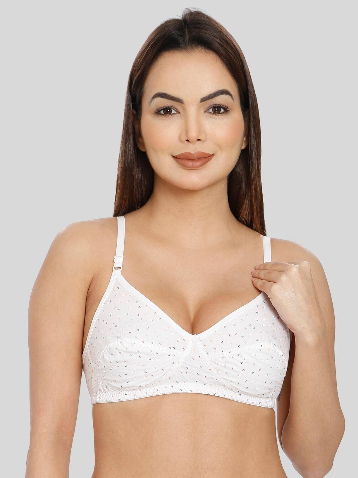 ILRASO Cotton Non Padded Women's T-Shirt Bra ( White ) ILRASO Cotton Non Padded Women's T-Shirt Bra ( White )