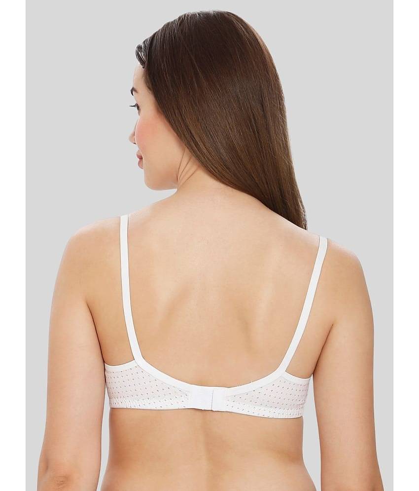 ILRASO Cotton Non Padded Women's T-Shirt Bra ( White )