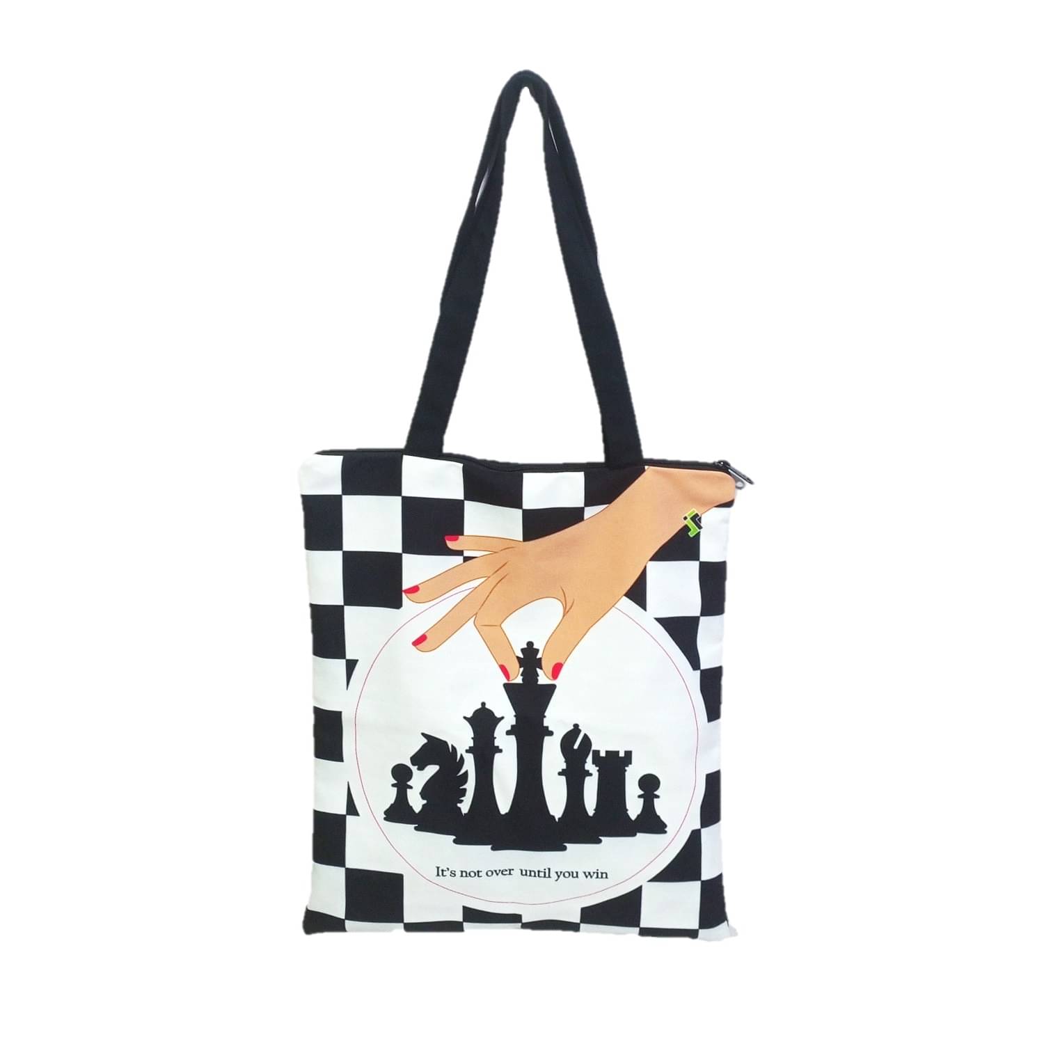    			Jellify Tote Bag Canvas Set of 1 ( Multicolor )