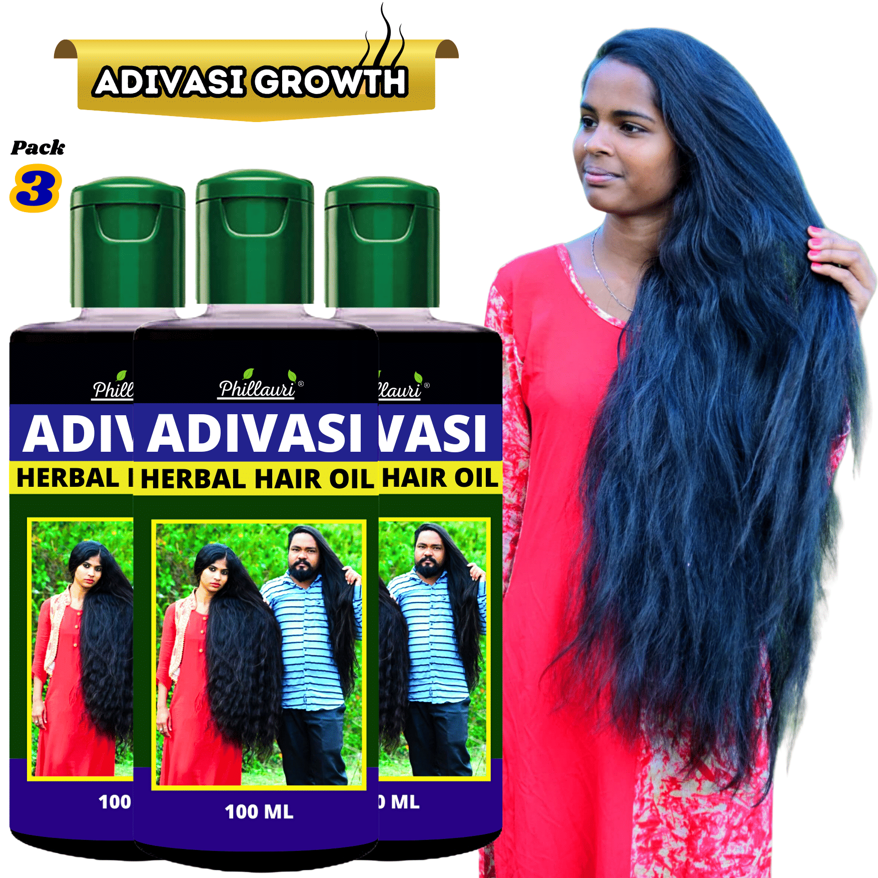 Phillauri - Anti Dandruff Amla Oil 300 ml ( Pack of 3 )
