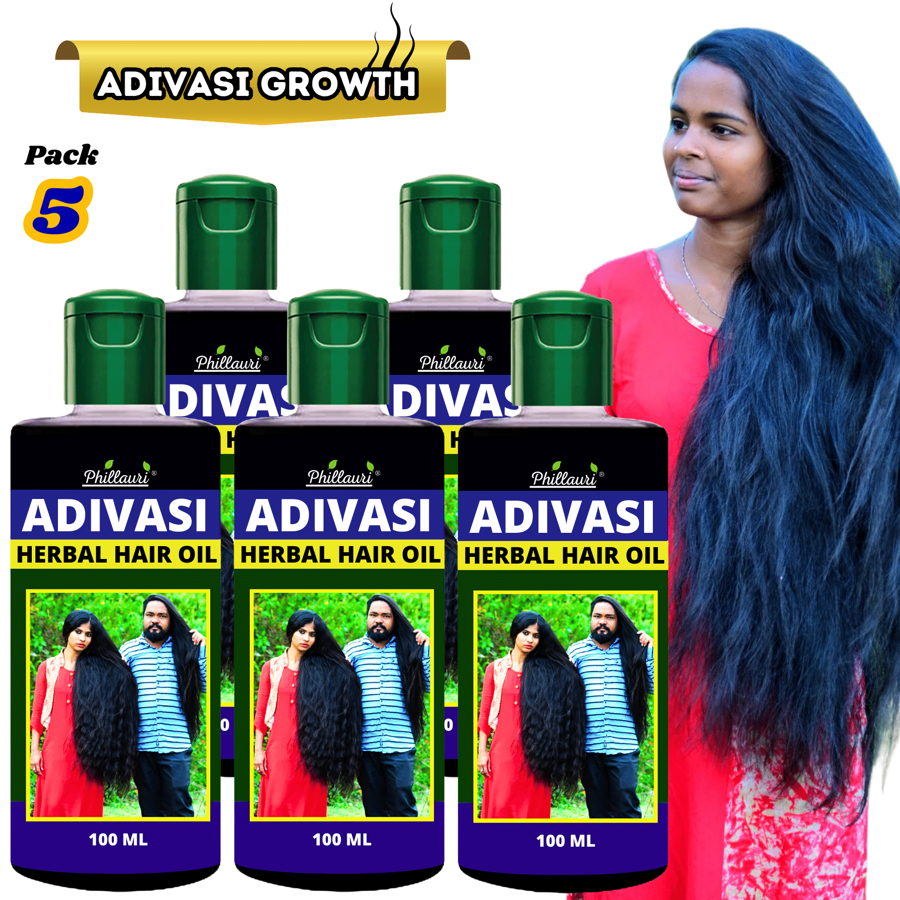 Phillauri - Damage & Repair Amla Oil 500 ml ( Pack of 5 )
