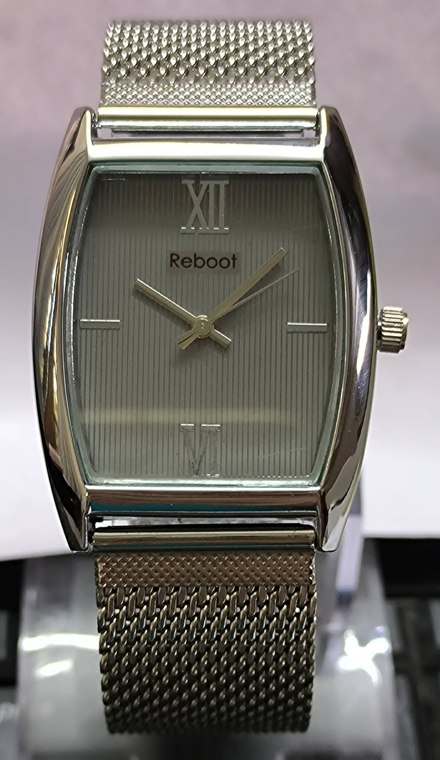     			Reboot - Silver Stainless Steel Analog Men's Watch