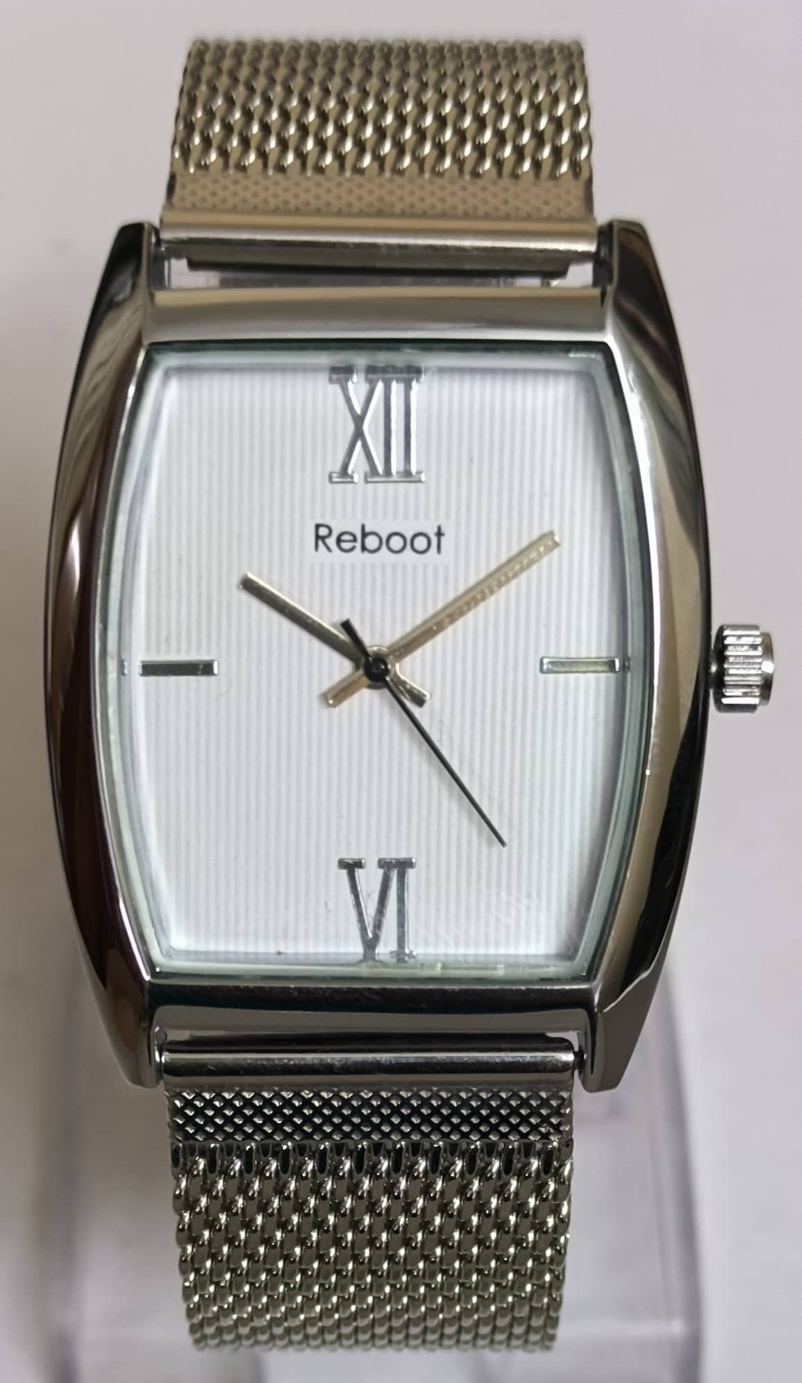 Reboot - Silver Stainless Steel Analog Men's Watch