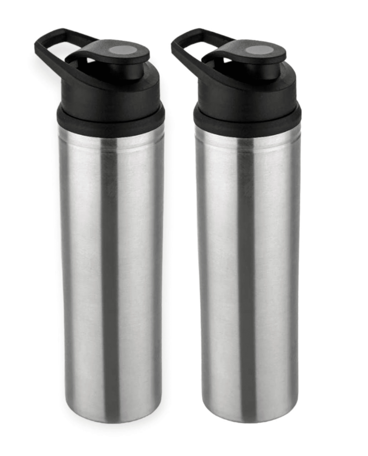 ATROCK Fridge Water Bottle Set Silver Water Bottle 900 mL ( Set of 2 )