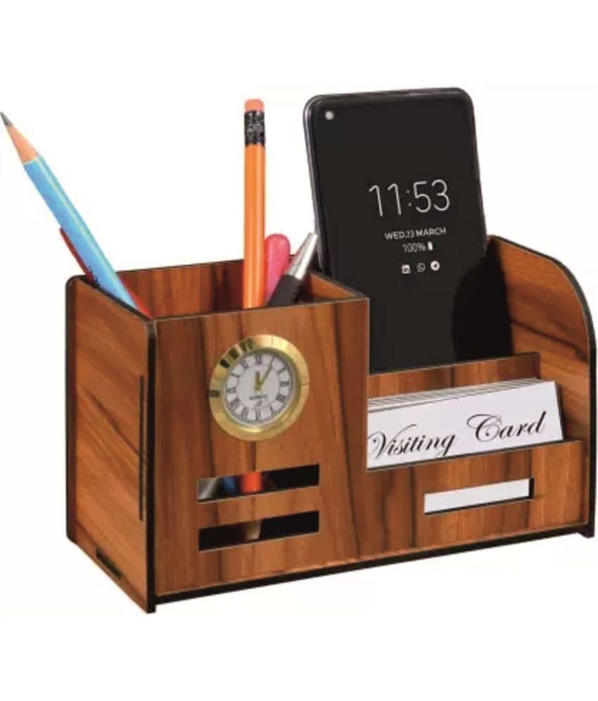 Big Boss Enterprises Pen Stand With Clock Pen Stand With Watch - Stationery | Buy online on ZillyBuy