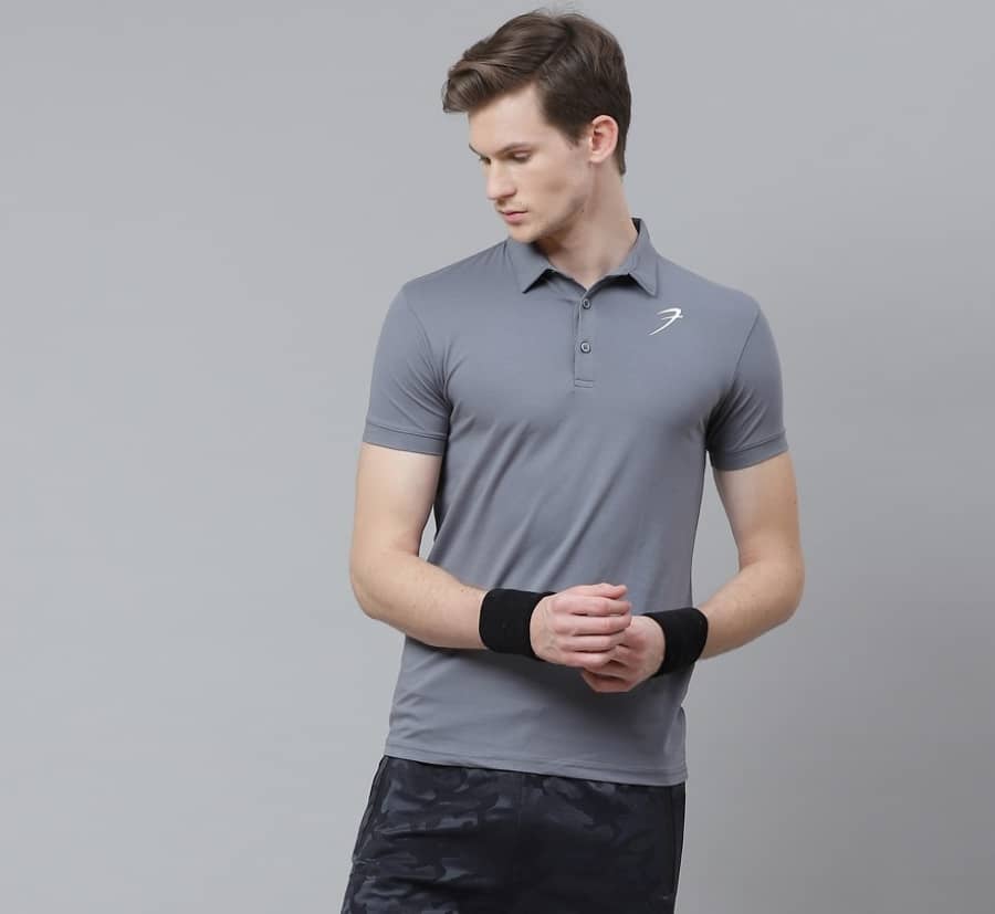 Fuaark - Black Cotton Regular Fit Men's Sports Polo T-Shirt ( Pack of 1 )