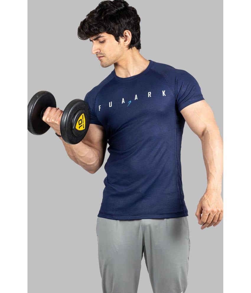 Fuaark - Pink Polyester Slim Fit Men's Sports T-Shirt ( Pack of 1 )