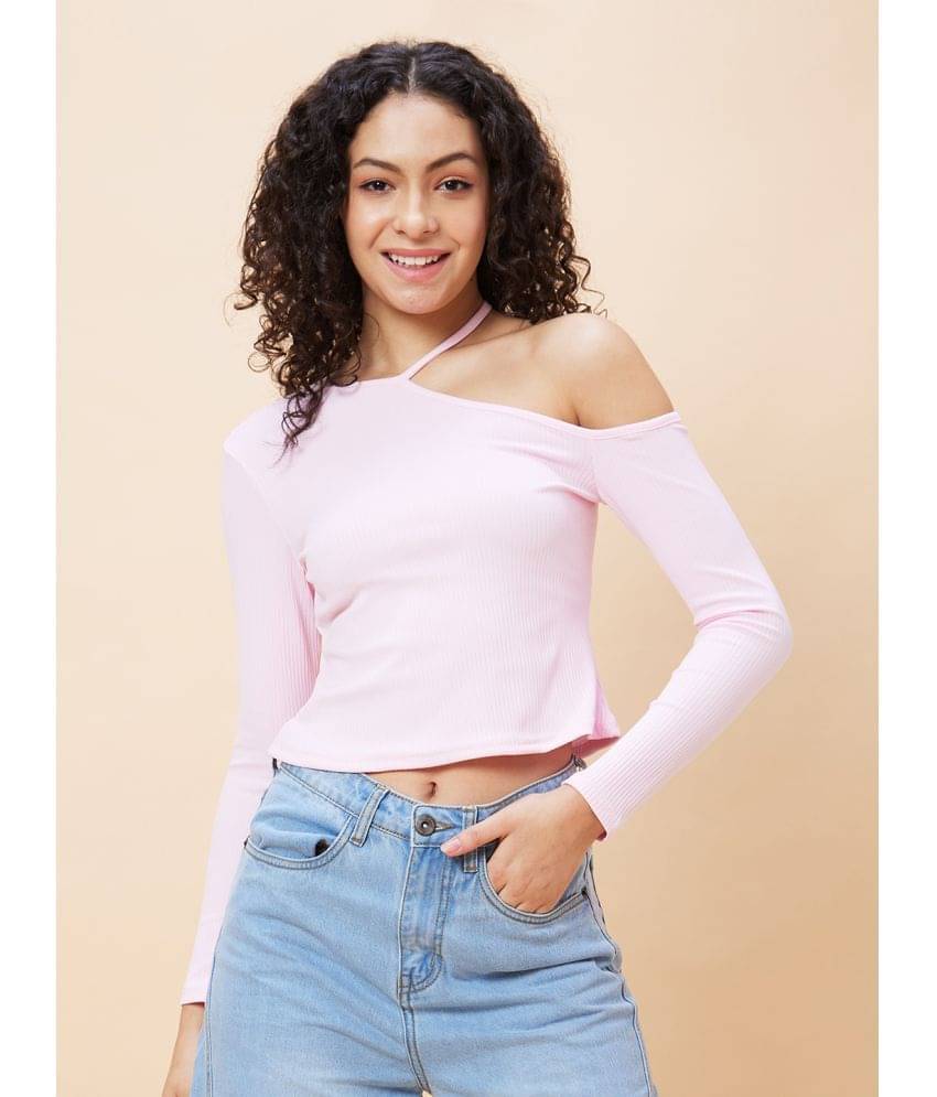 Globus - Pink Cotton Women's Regular Top ( Pack of 1 )     			Globus - Pink Cotton Women's Regular Top ( Pack of 1 )