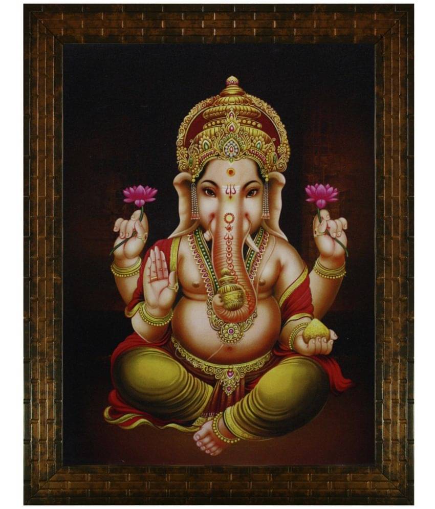     			Indianara - Religious Painting With Frame