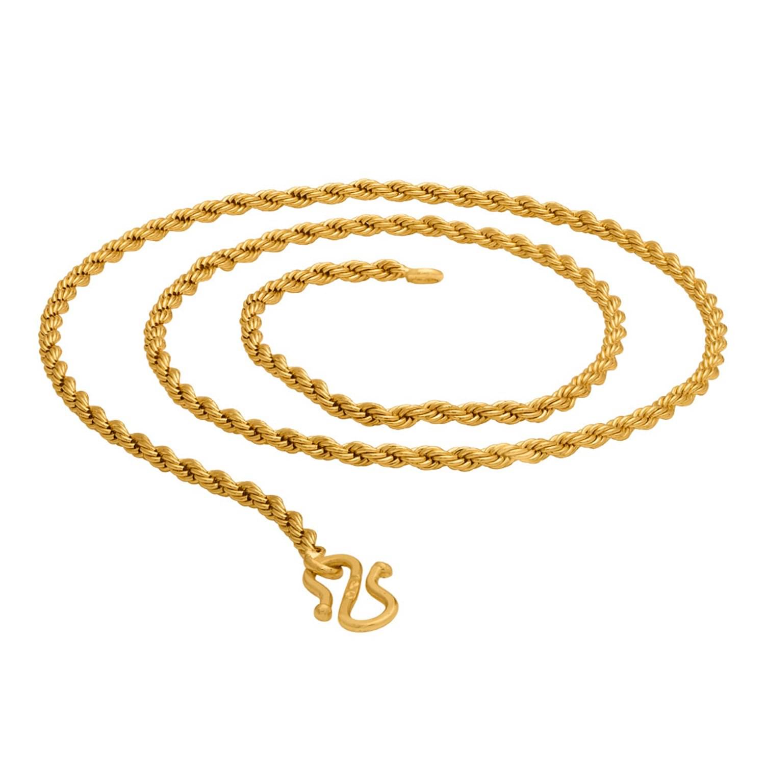     			JIPPA Gold Plated Chain ( Set of 1 )
