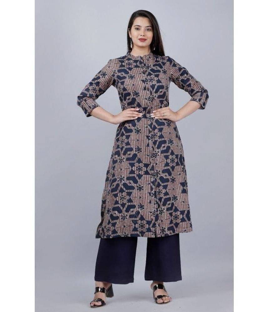 MAUKA - Brown Front Slit Rayon Women's Stitched Salwar Suit ( Pack of 1 ) MAUKA - Brown Front Slit Rayon Women's Stitched Salwar Suit ( Pack of 1 )