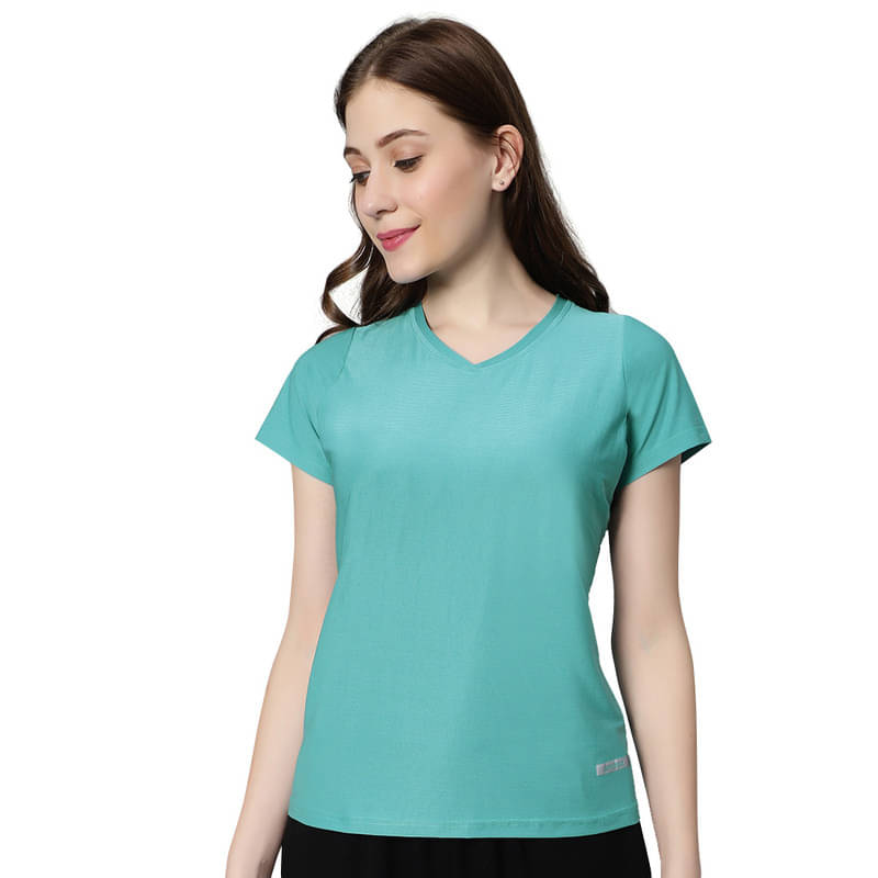     			Omtex Green Polyester Tees - Single