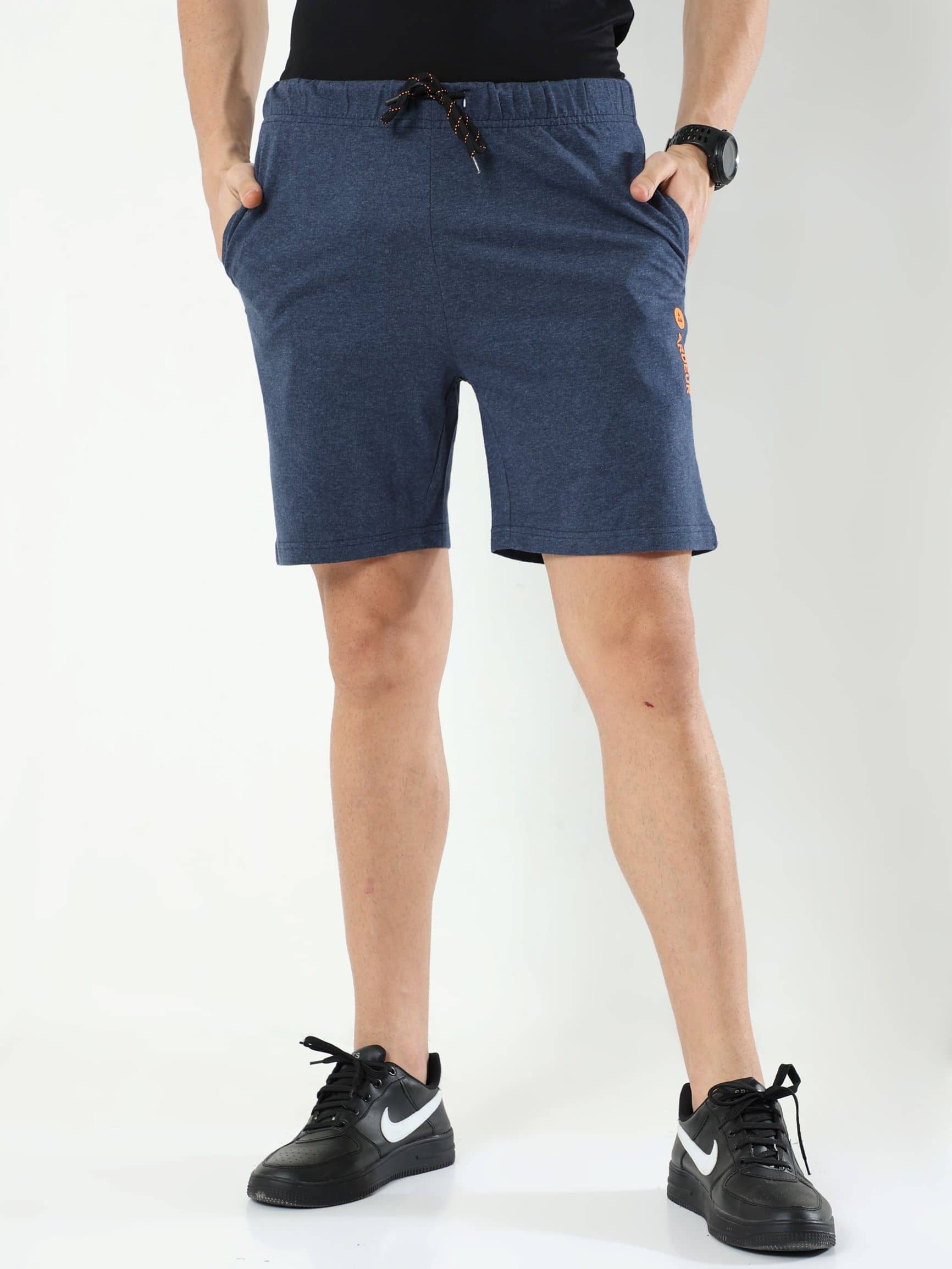Ardeur - Blue Cotton Blend Men's Shorts ( Pack of 1 ) - Shorts | Buy online on ZillyBuy