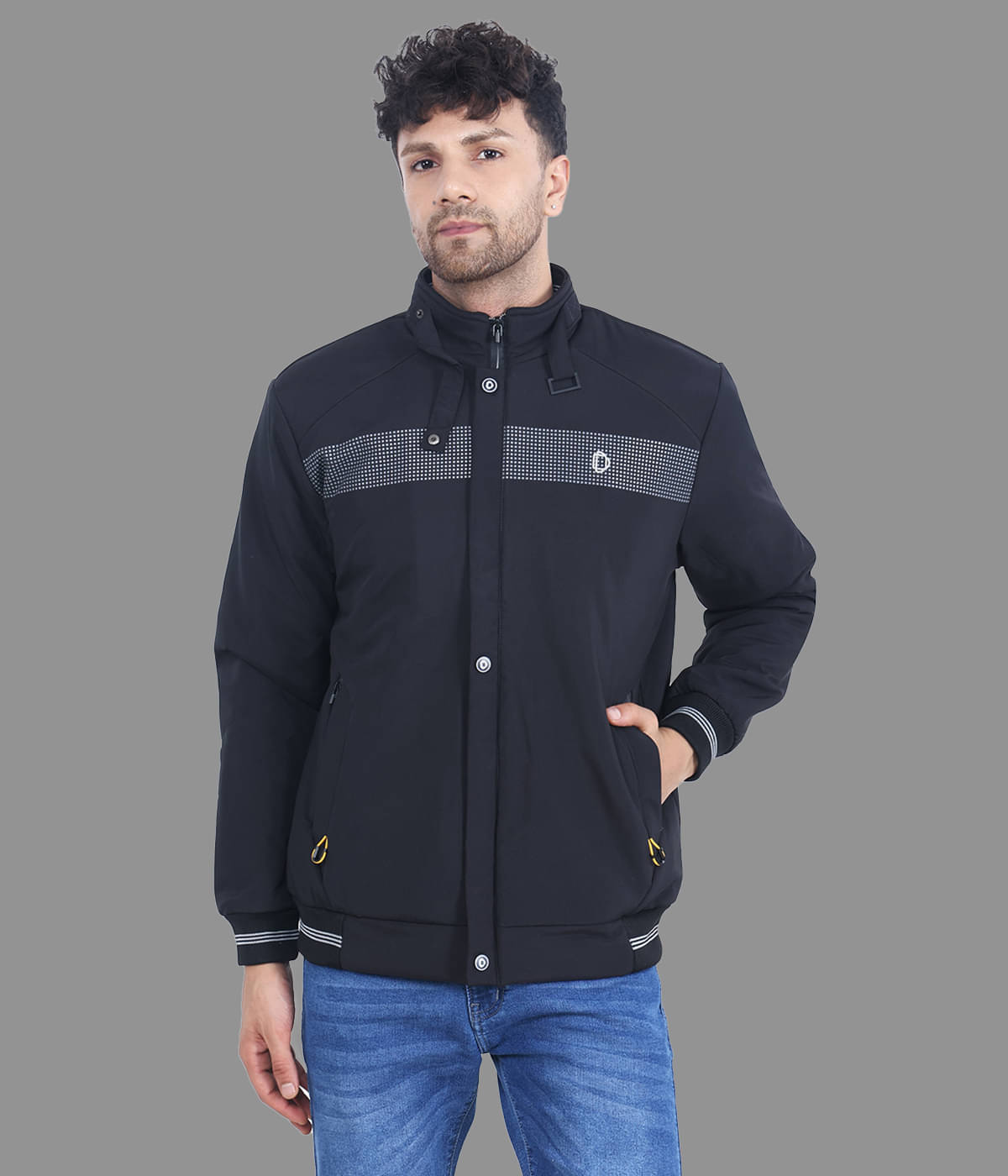     			Dollar - Black PU Leather Regular Fit Men's Windcheater Jacket ( Pack of 1 )