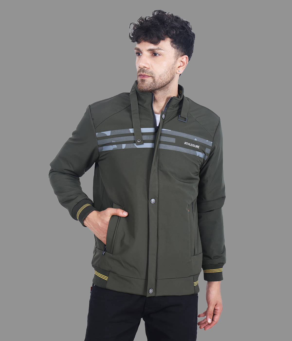 Dollar - Olive PU Leather Regular Fit Men's Windcheater Jacket ( Pack of 1 ) Dollar - Olive PU Leather Regular Fit Men's Windcheater Jacket ( Pack of 1 )