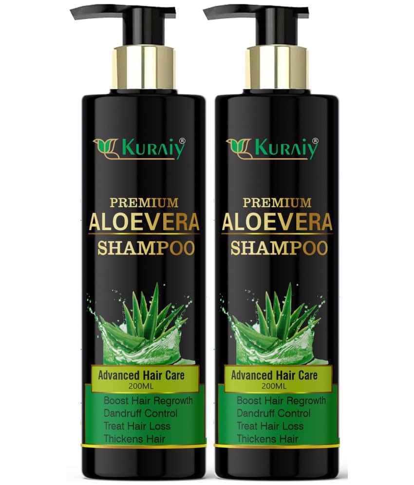KURAIY NATURAL ALOE VERA SHAMPOO 200ML PACK OF 2