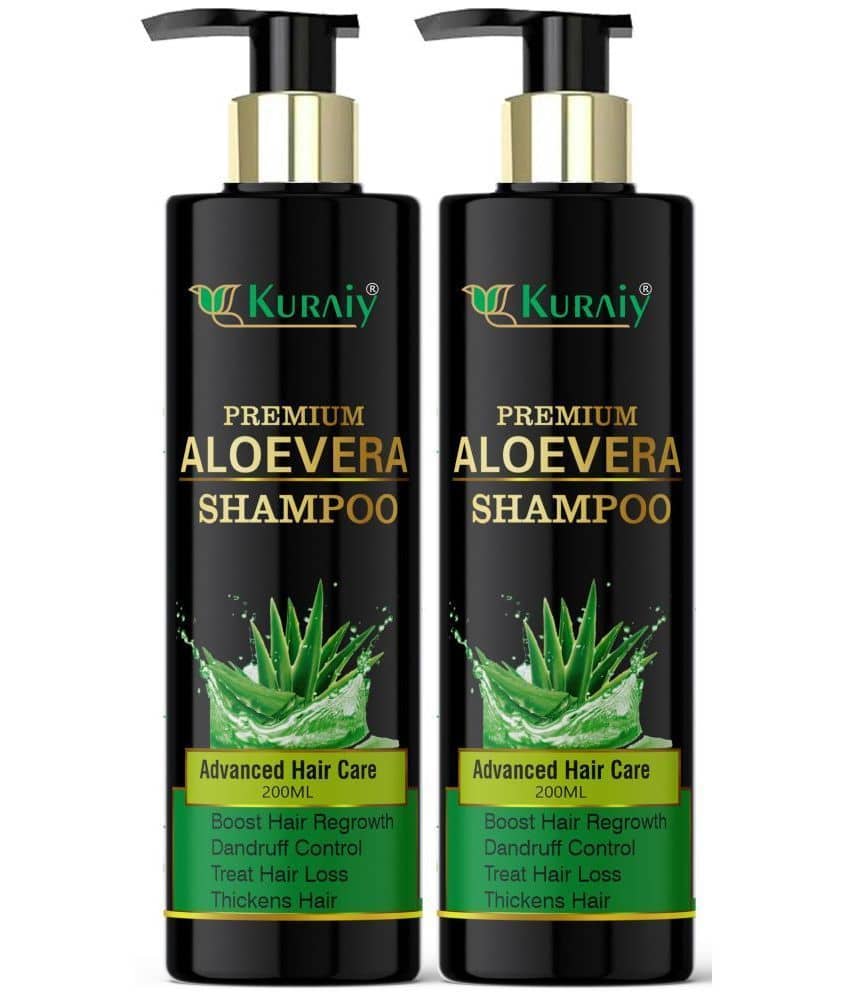 KURAIY NATURAL ALOE VERA SHAMPOO 200ML PACK OF 2