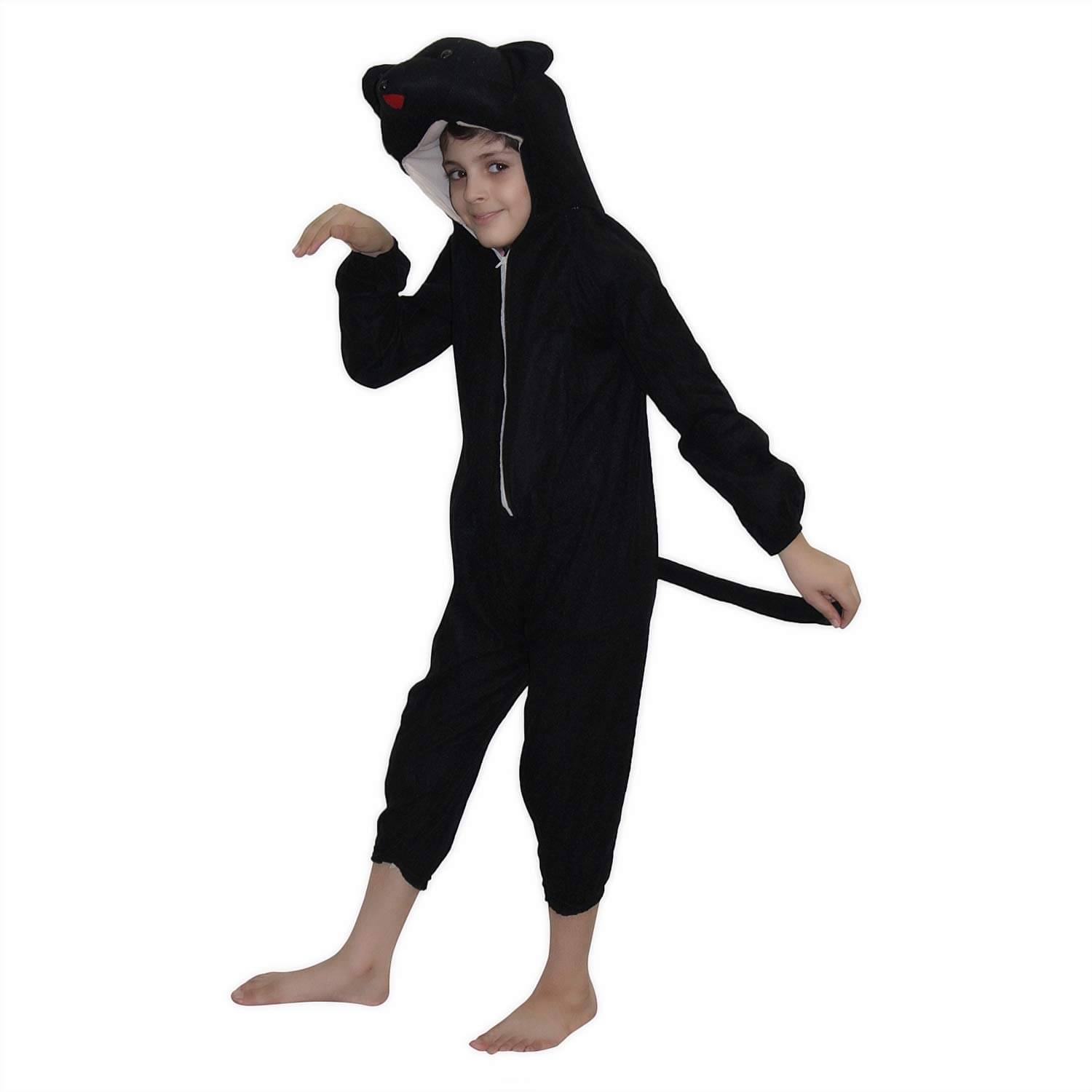 Kaku Fancy Dresses Bear Wild Animal Costume -Black, 5-6 Years, for Boys & Girls Kaku Fancy Dresses Bear Wild Animal Costume -Black, 5-6 Years, for Boys & Girls