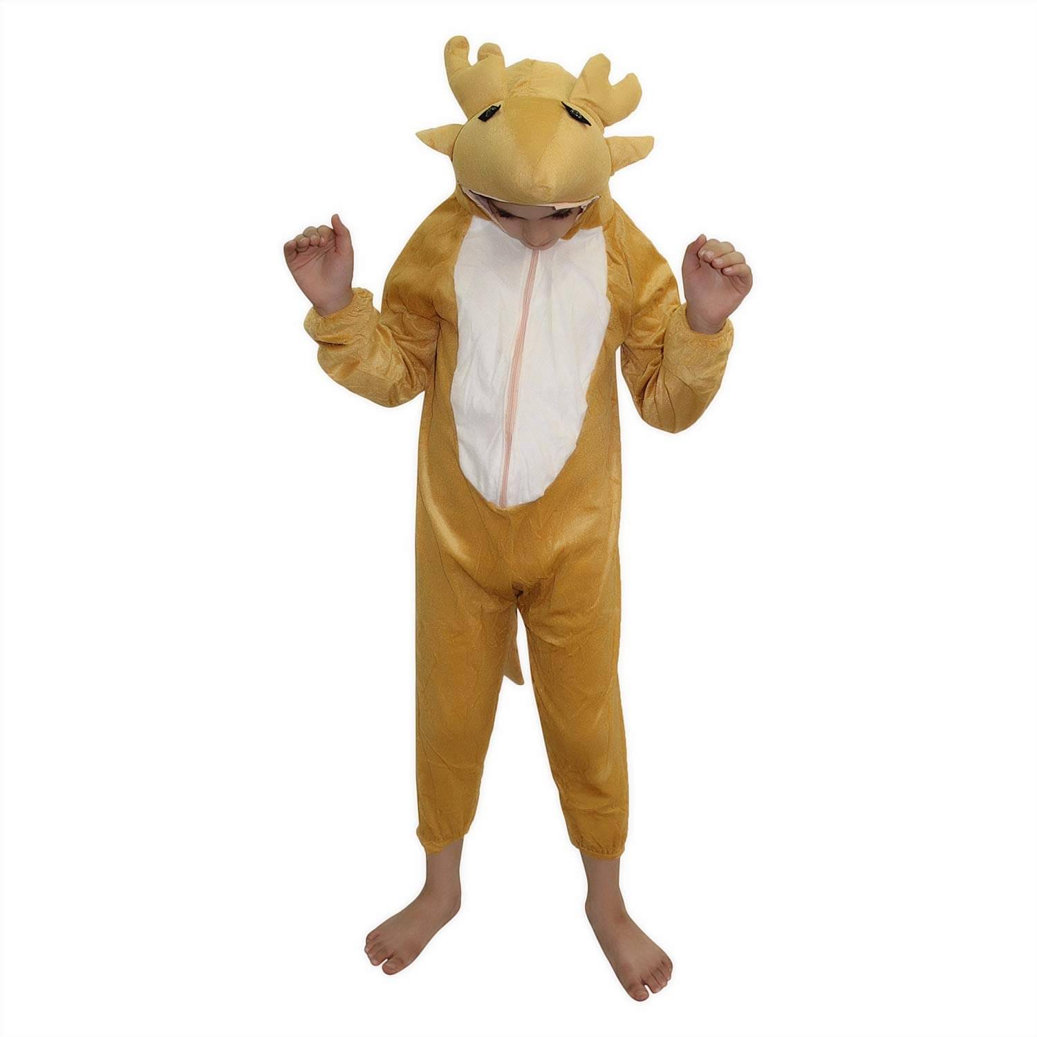 Kaku Fancy Dresses Deer Wild Animal Costume -Brown, 3-4 Years, for Boys & Girls Kaku Fancy Dresses Deer Wild Animal Costume -Brown, 3-4 Years, for Boys & Girls