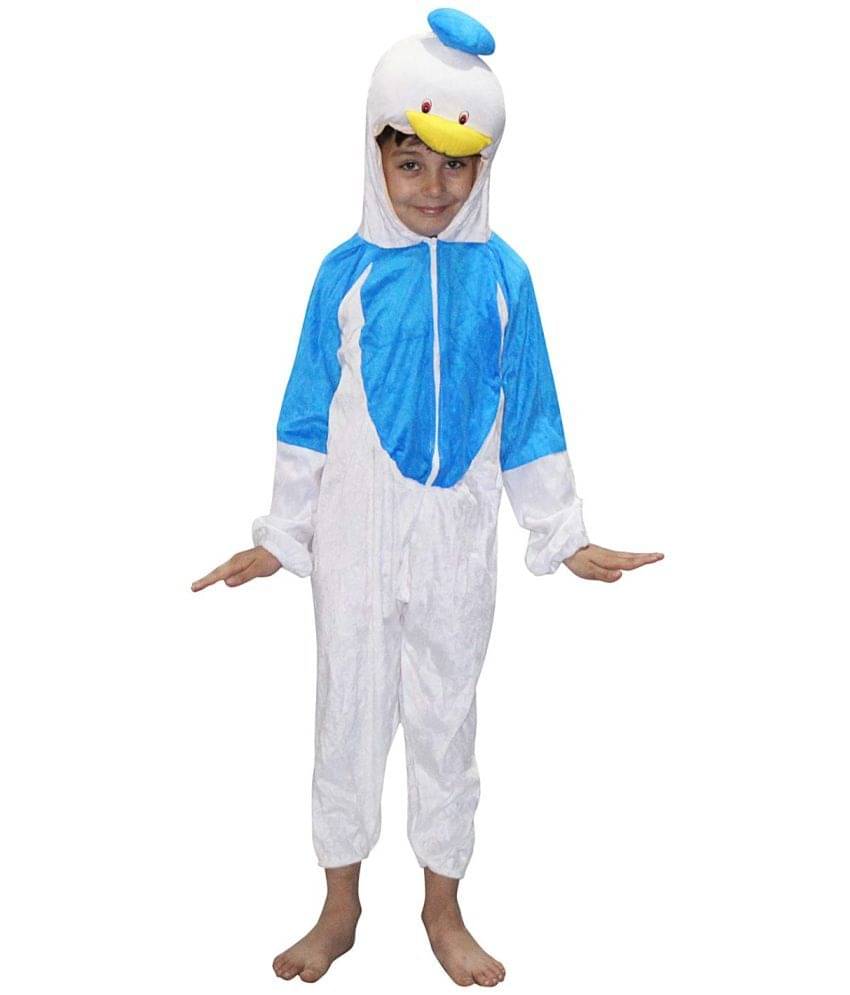 Kaku Fancy Dresses Duck Cartoon Costume -Blue & White, 5-6 Years, For Boys & Girls Kaku Fancy Dresses Duck Cartoon Costume -Blue & White, 5-6 Years, For Boys & Girls