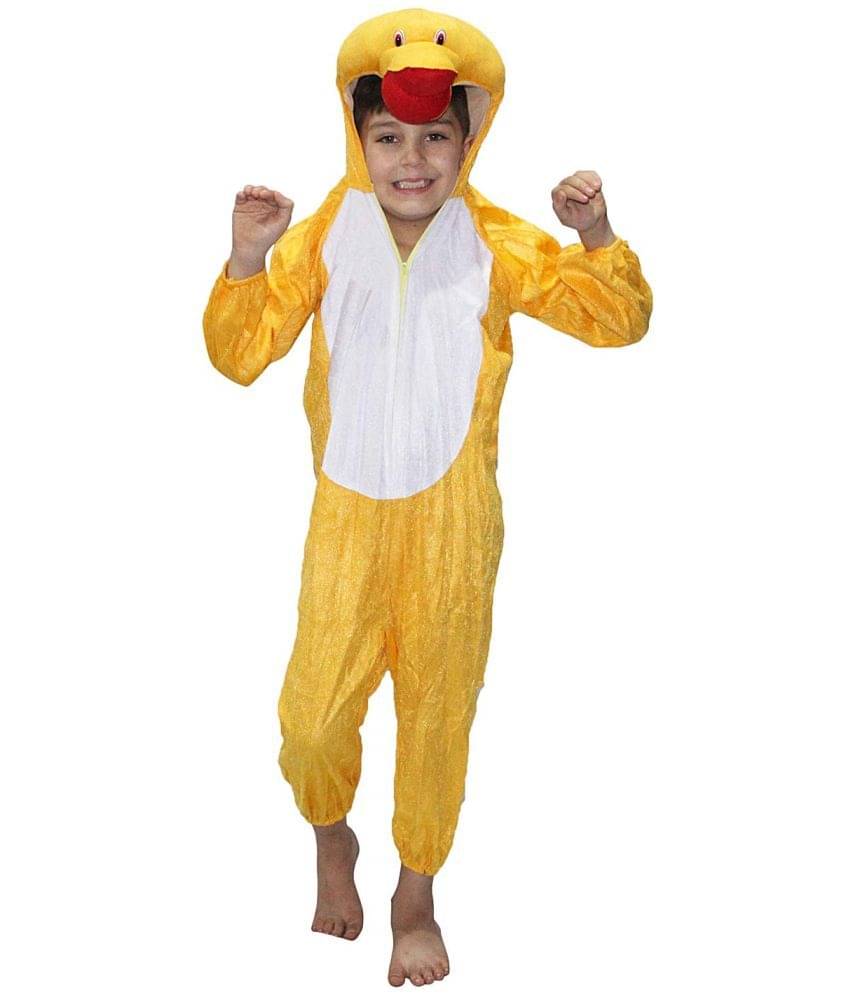     			Kaku Fancy Dresses Duckling Bird Costume -Yellow, 3-4 Years, For Boys & Girls