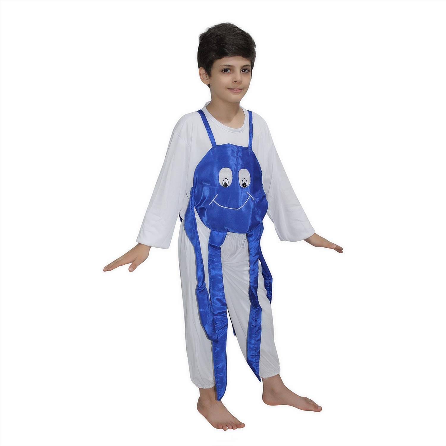 Kaku Fancy Dresses Octopus Sea Water Animal Costume -Blue, 8-10 Years, For Boys & Girls Kaku Fancy Dresses Octopus Sea Water Animal Costume -Blue, 8-10 Years, For Boys & Girls