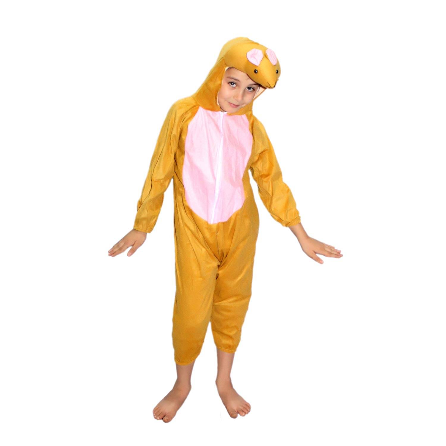     			Kaku Fancy Dresses Rat Animal Costume -Brown, 7-8 Years, For Boys & Girls