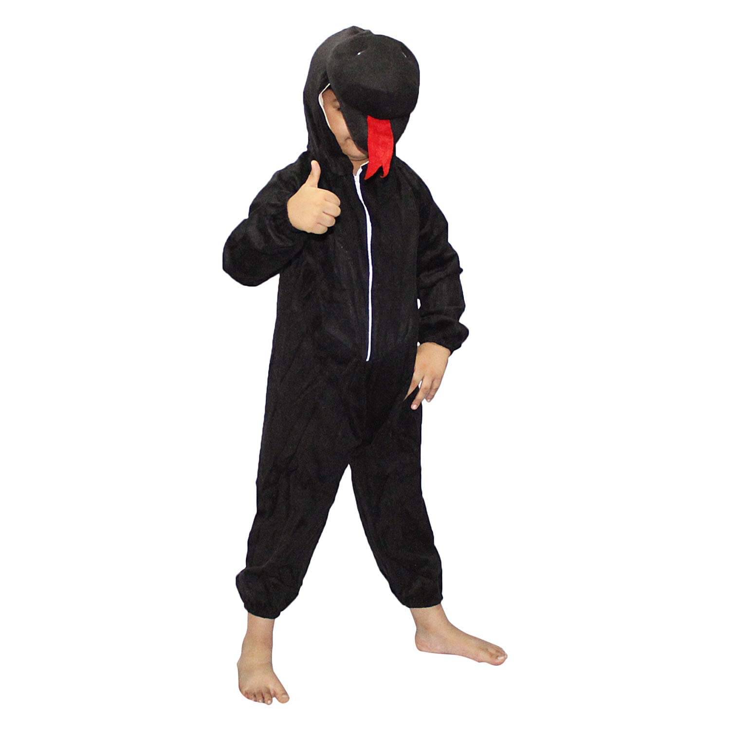 Kaku Fancy Dresses Snake Insect Costume - Black, 5-6 Years, for Boys & Girls Kaku Fancy Dresses Snake Insect Costume - Black, 5-6 Years, for Boys & Girls