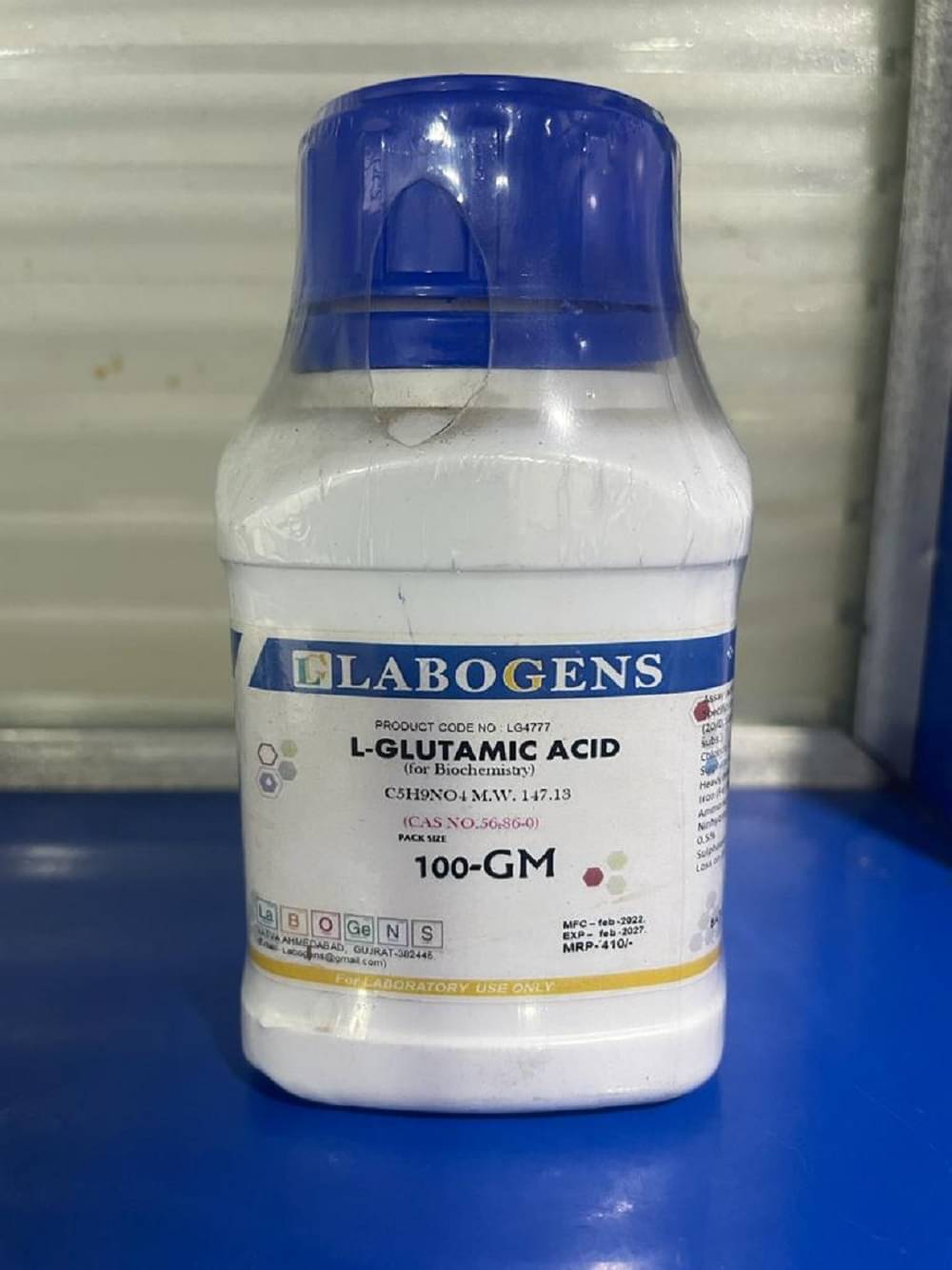 L-GLUTAMINE For Biochemistry 100gm L-GLUTAMINE For Biochemistry 100gm