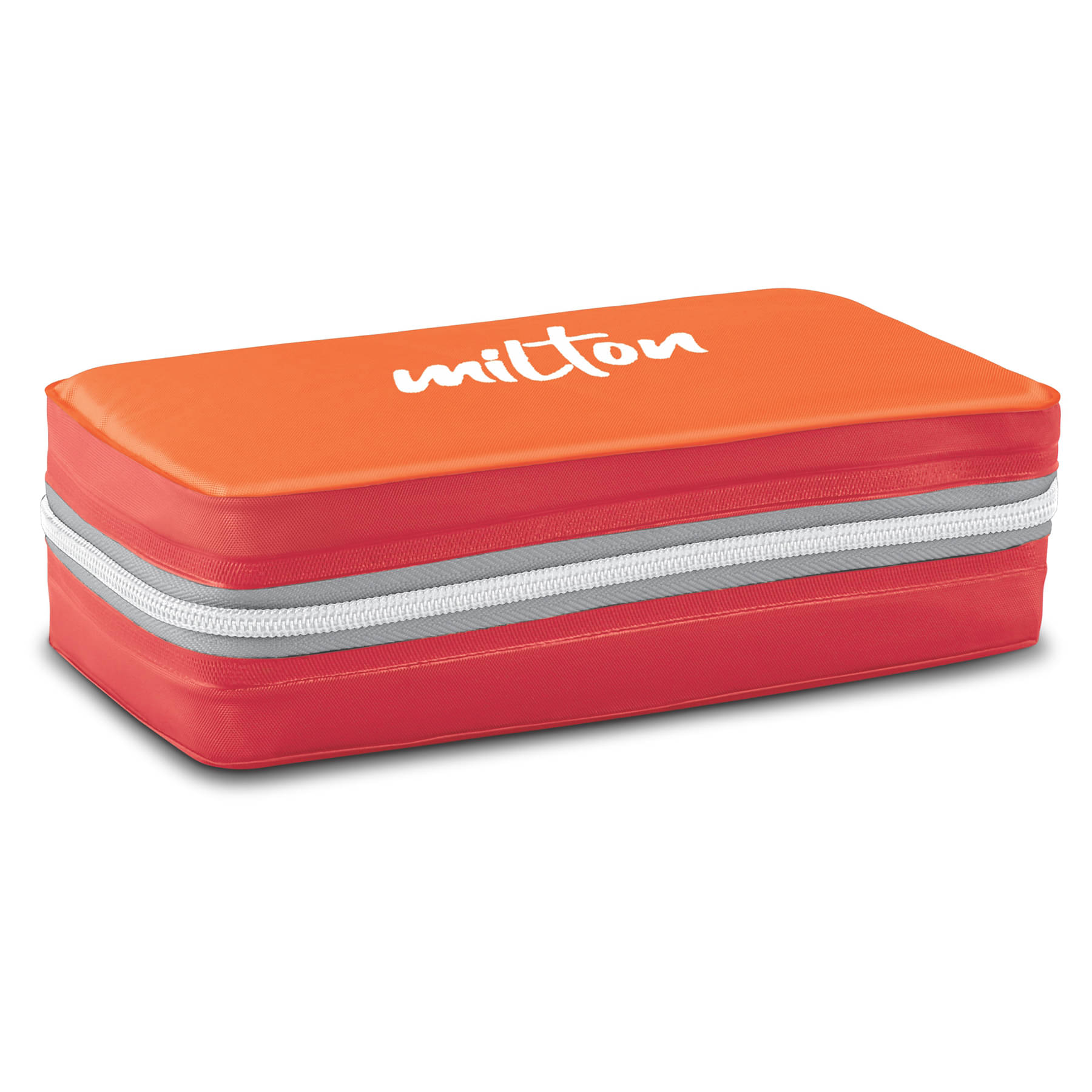     			MILTON New Mini Lunch Insulated Tiffin Set of 2 (280 ml Each) with Jacket Orange