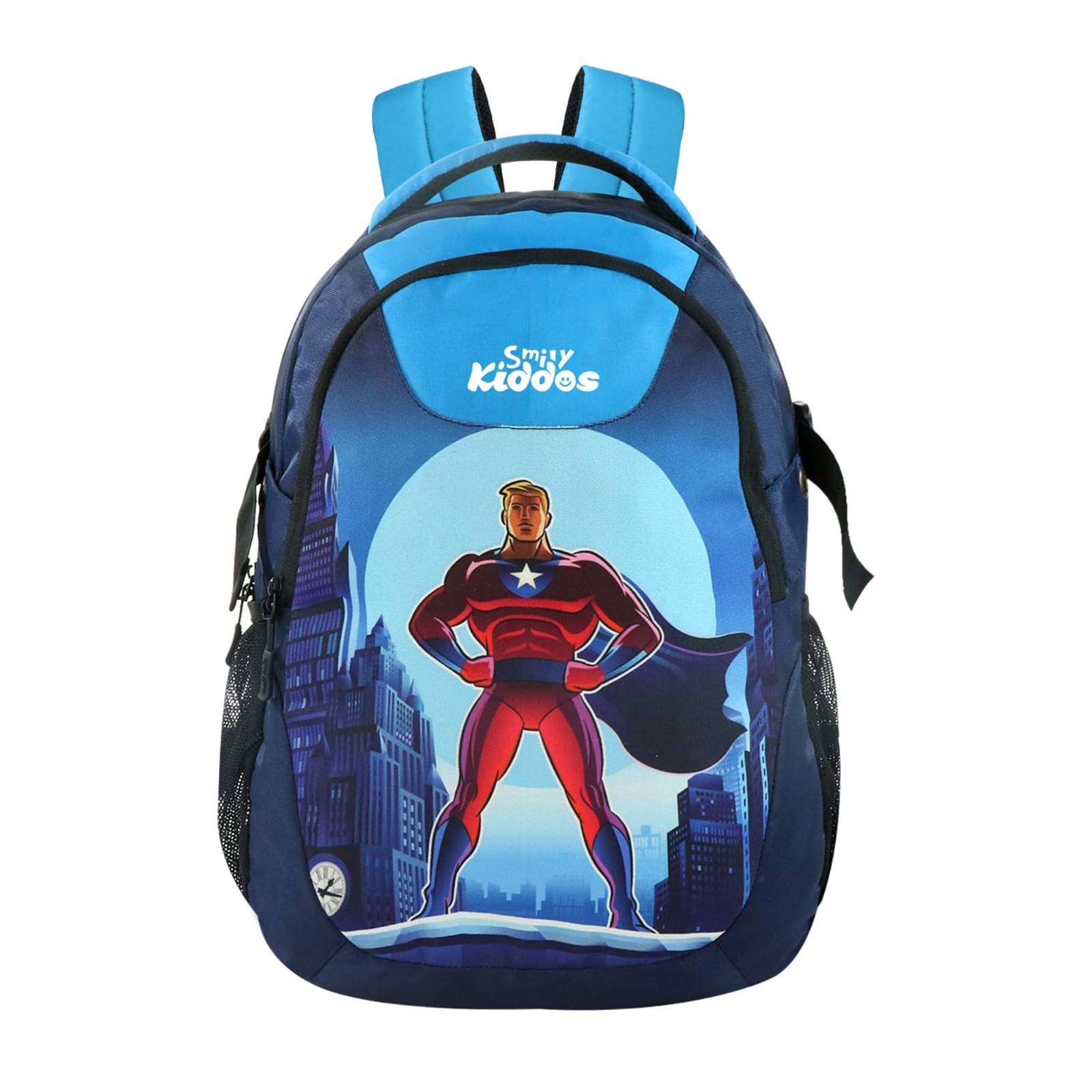     			Smily  kiddos 19 Ltrs Blue Polyester College Bag