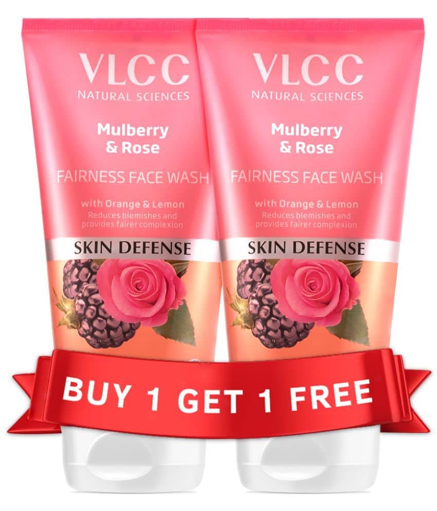 Vlcc Mulberry & Rose Facewash 300Ml Buy Oneget One Fairness & Cleansing