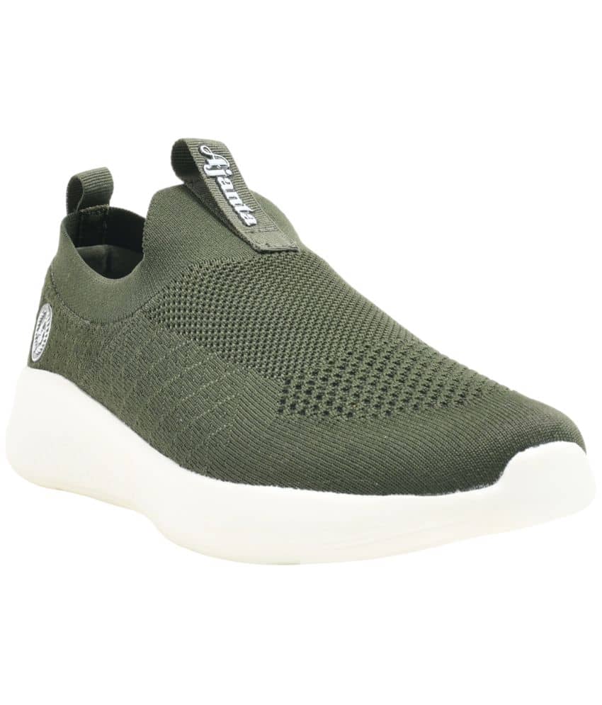 Ajanta Green Men's Sneakers - Casual Shoes | Buy online on ZillyBuy
