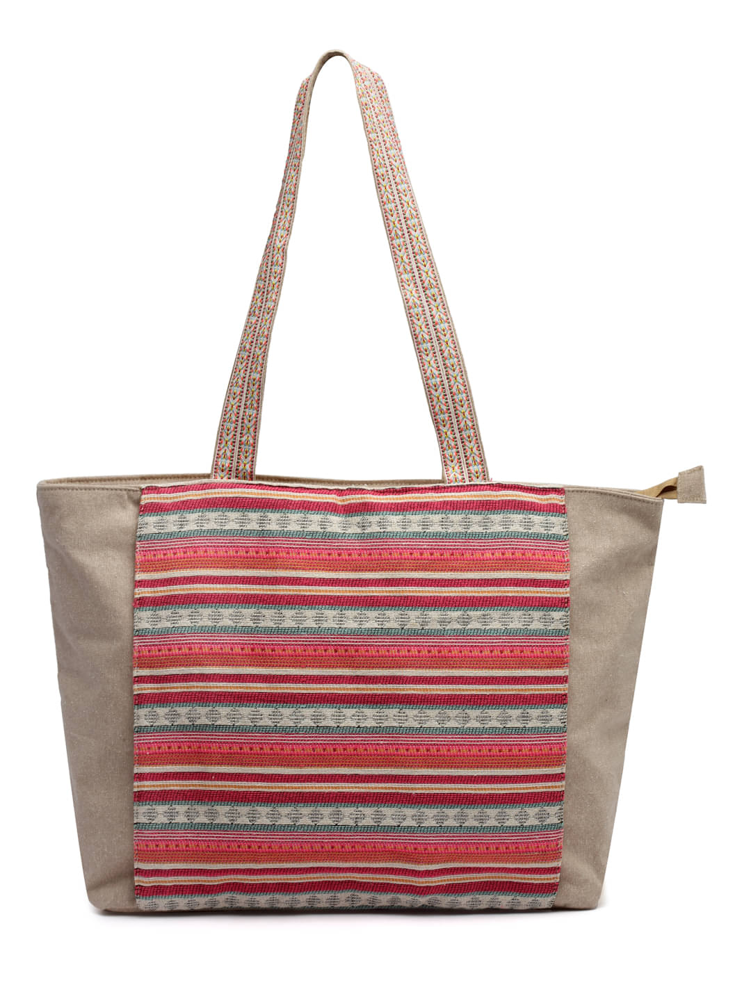     			Anekaant Tote Bag Cotton Set of 1 ( Pink )