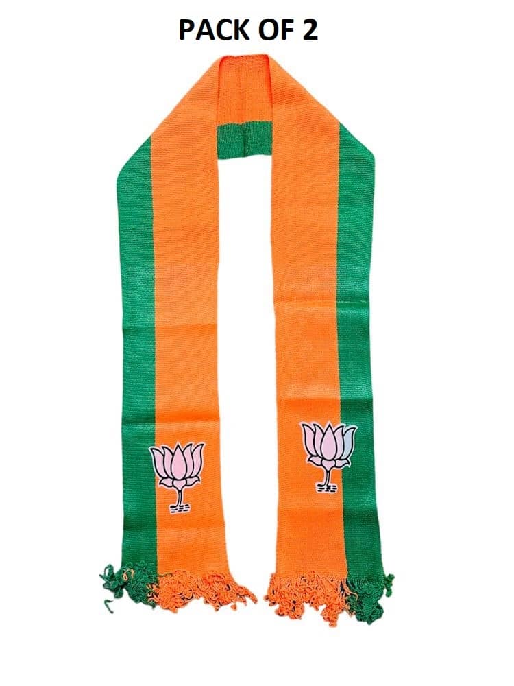 Flag BJP Flag Color Scarf Printed bjp flag