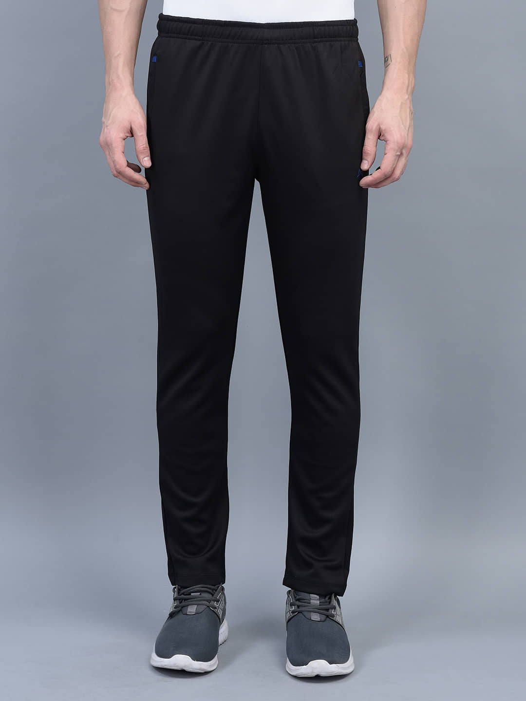 Force NXT - Black Cotton Blend Men's Trackpants ( Pack of 1 ) - Track Pants | Buy online on ZillyBuy