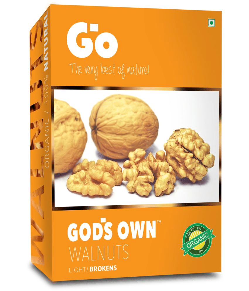 Go Organic Light Broken Walnuts Kernels (Without shell) 250g | New Crop | Fresh Walnuts Kernels Go Organic Light Broken Walnuts Kernels (Without shell) 250g | New Crop | Fresh Walnuts Kernels