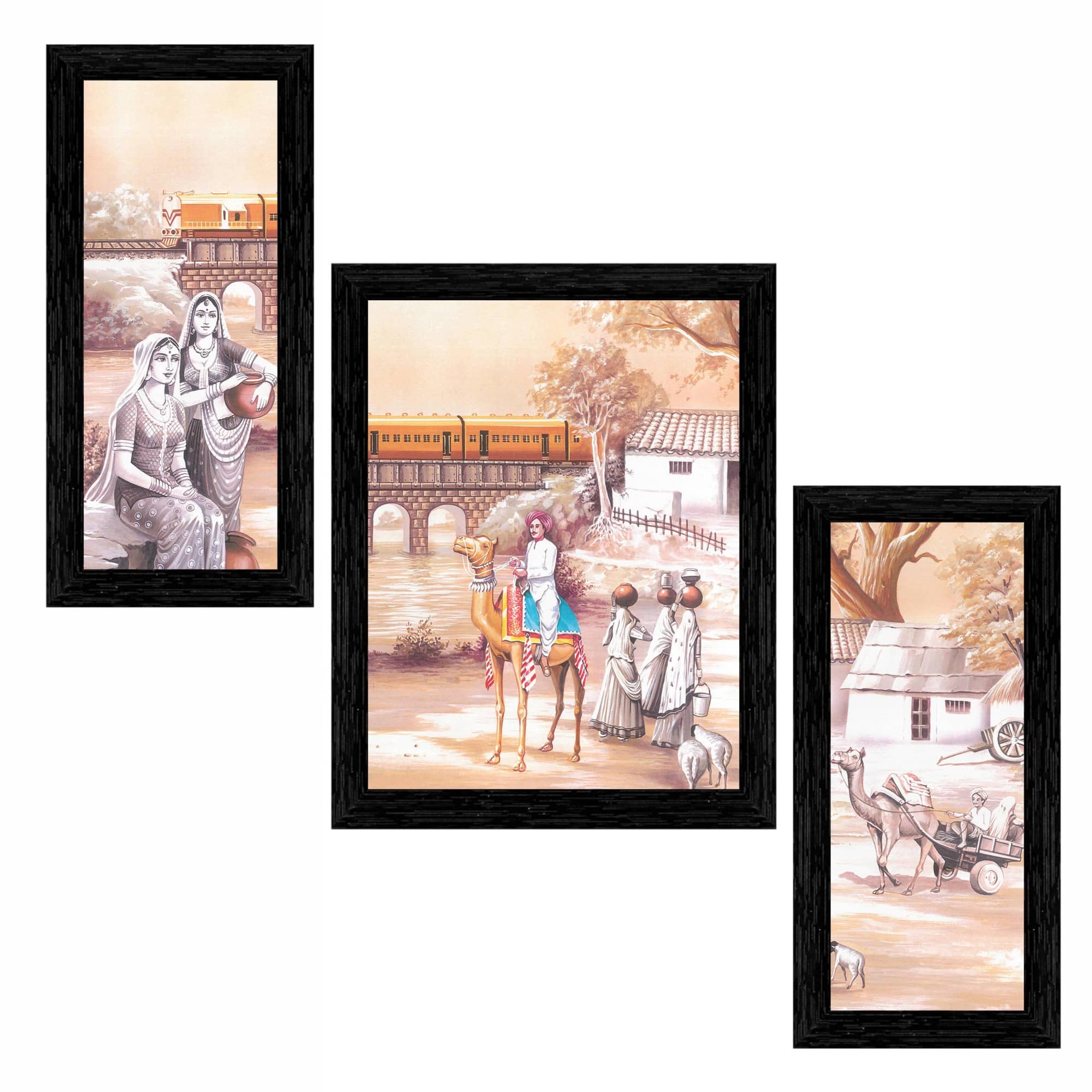 Indianara - Landscape Painting With Frame